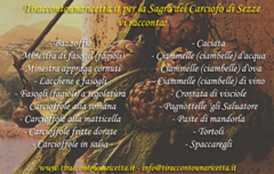 Sagra del carciofo di Sezze, www.tiraccontounaricetta.it c'è!